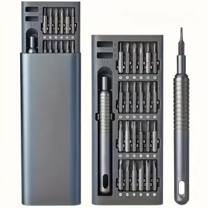 25-Piece Precision Small Screwdriver Set – Mini Flathead & Phillips Tool Kit Bit Set with Storage Case for Electronics Repair, Watches, Glasses, Jewelry & Computer Maintenance, high-strength steel Screw Driver Magnetic Gift for Men