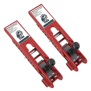 Siding Installation, Siding Mounting Kit, Compatible with 5/16-Inch Fiber Cement, Gauge Tool with Reveals, Polycarbonate Body (Red, 5/16-inch)