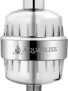 AquaBliss High Output Revitalizing Shower Filter - Reduces Dry Itchy Skin, Dandruff, Eczema, and Dramatically Improves The Condition of Your Skin, Hair and Nails - Chrome (SF100)