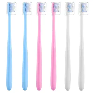 V-Shaped Orthodontic Toothbrush for Braces, Soft Bristles, 6 Count