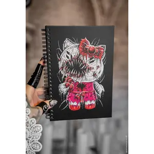 Hell Kitty Spiral Notebook