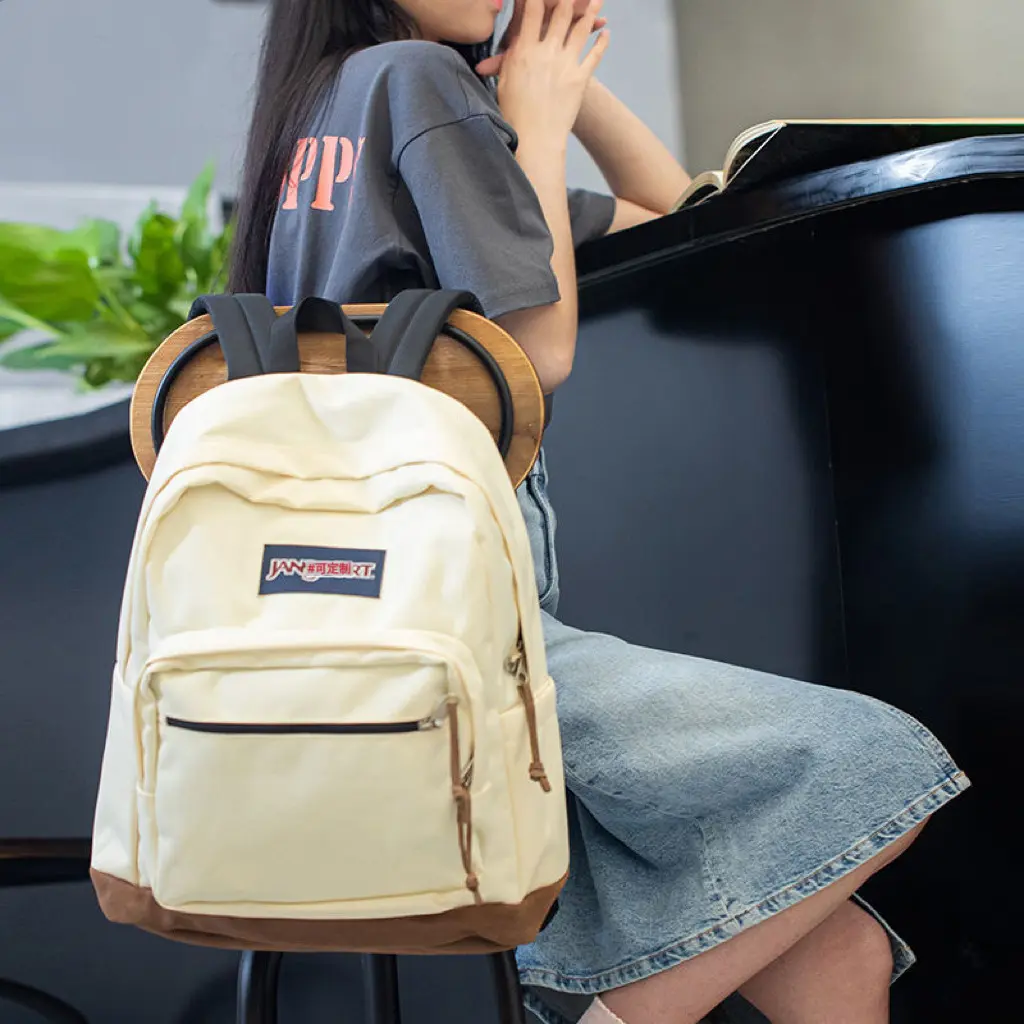 Jansport Big Student Backpack - Classic Suede Bottom, Letter Patch, 15-in Laptop Compartment, Side Water Bottle Pocket, Large Capacity School Backpack for Students, Backpacks For School, School Backpacks