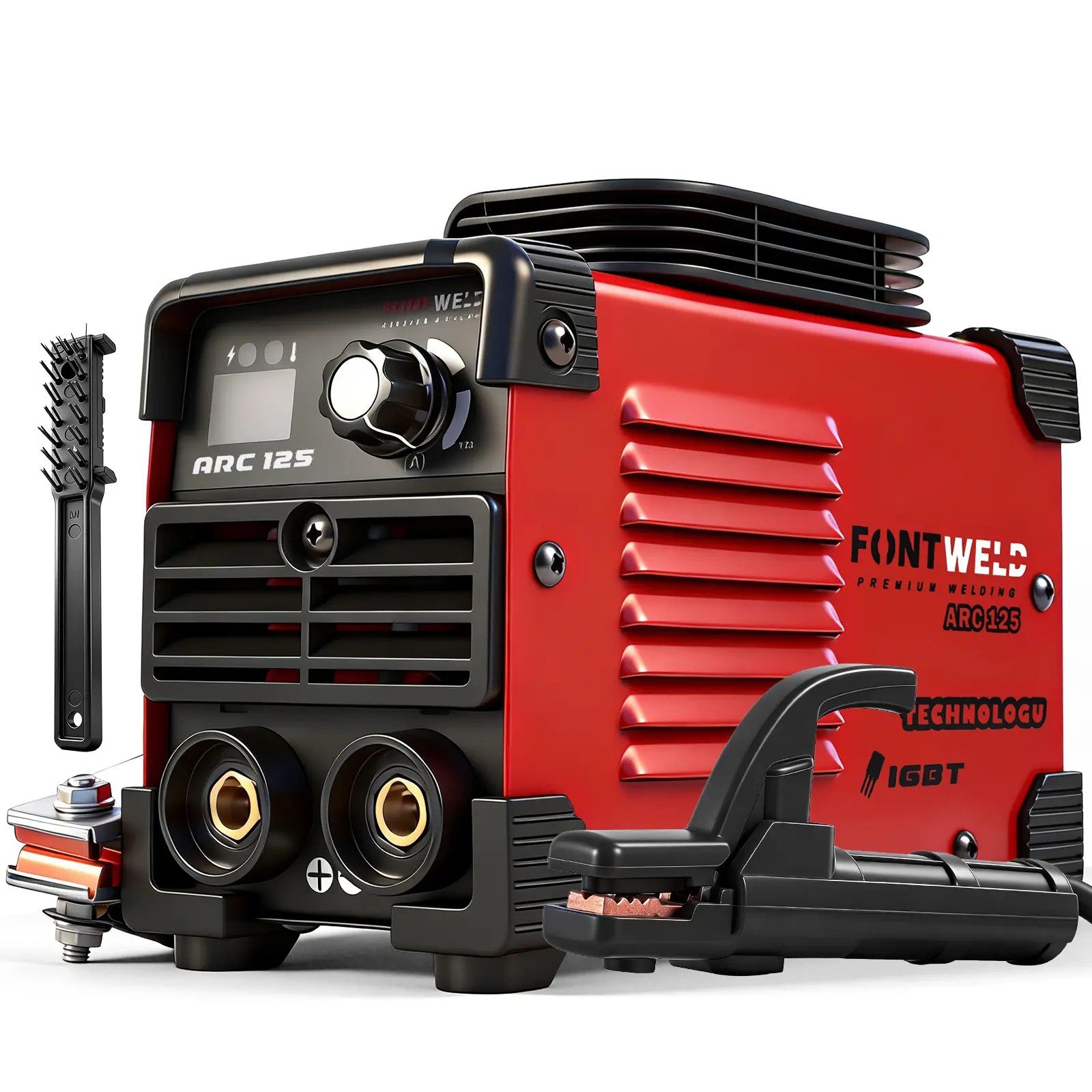 summerwins 125A ARC Welder - 110V IGBT Inverter 2-in-1 Stick/Lift TIG Portable Welders with Hot Start, Anti-Stick, Digital Display, 4 Safety Protections for Home DIY, Car Repair,summerwins