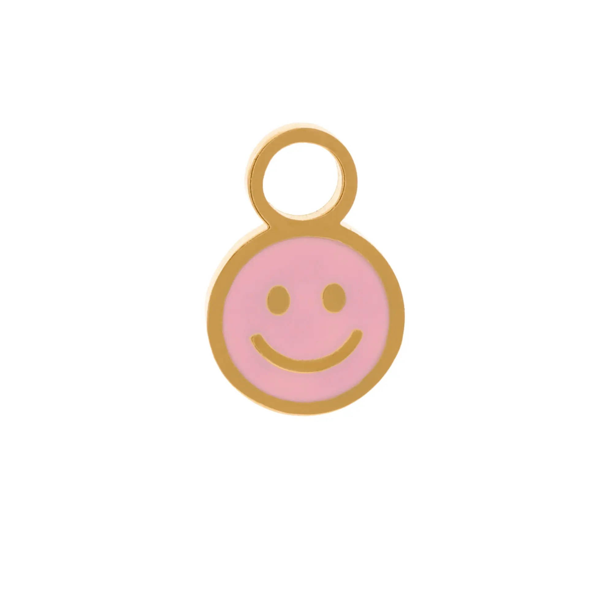 Smiley Hoop Charm