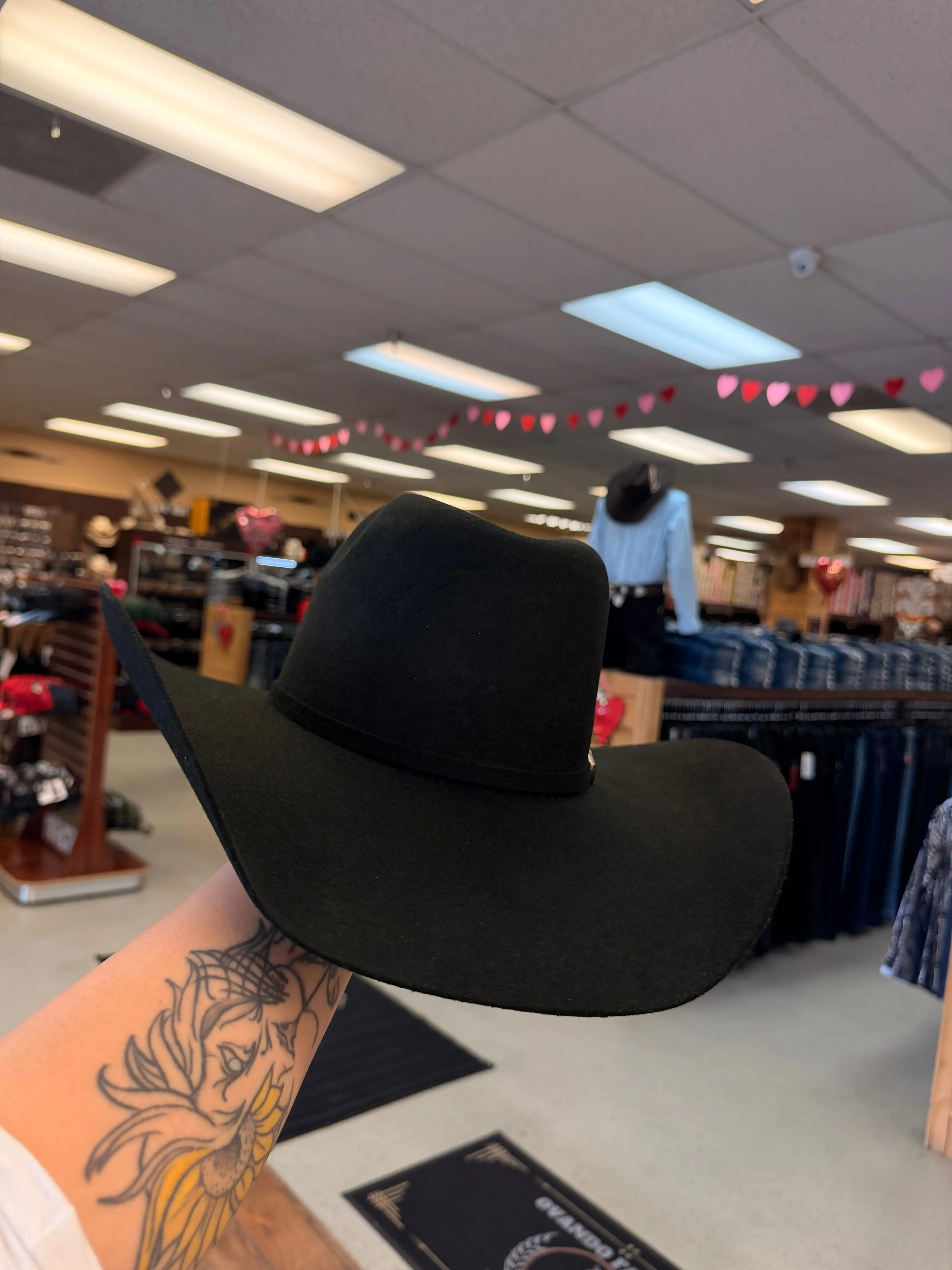 Men's Black Classic Cowboy Hat, Texas Chihuahua Style Design - Stylish Fashion Statement Piece for Everyday Casual Wear, Stylish Hat, Mens Hats
