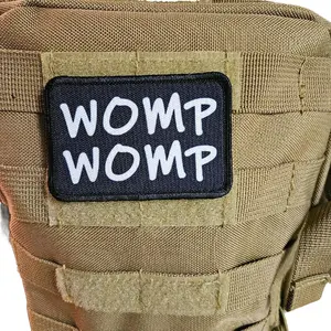 Womp womp sarcastic meme 2"x3" morale patch with hook and loop backing