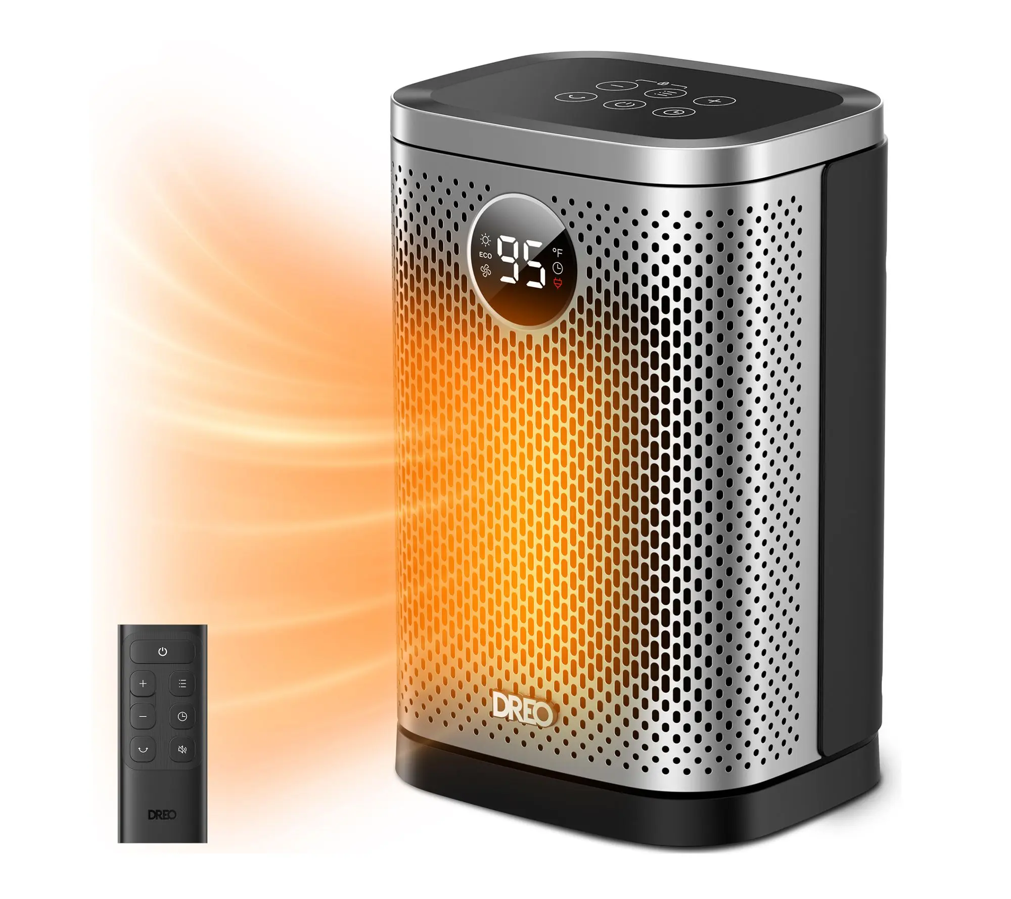 DREO Compact Ceramic Space Heater with Oscillation and Remote DREO Compact Ceramic Space Heater with Oscillation and Remote