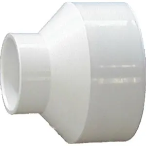 212 MAIN PVC DWV Schedule 40 Water Pipe Reducing Coupling, 3-in x 2-in, PVC-Constructed Fitting for Household Appliance Plumbing Parts