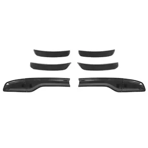 Warrenty Smoked Black Rear Tail Lamp Wheel Eyebrow Light Trim Kit for Dodge Charger 2015+ ABS Material High-Quality UV Coating Easy DIY Installation Covers