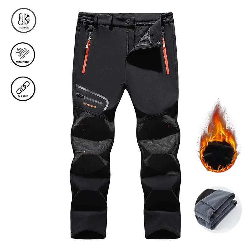 Men’s outdoor casual jogging pants — waterproof and windproof pants with belt, multifunctional long pants for various activities, casual sport pants autumn men easy fashion