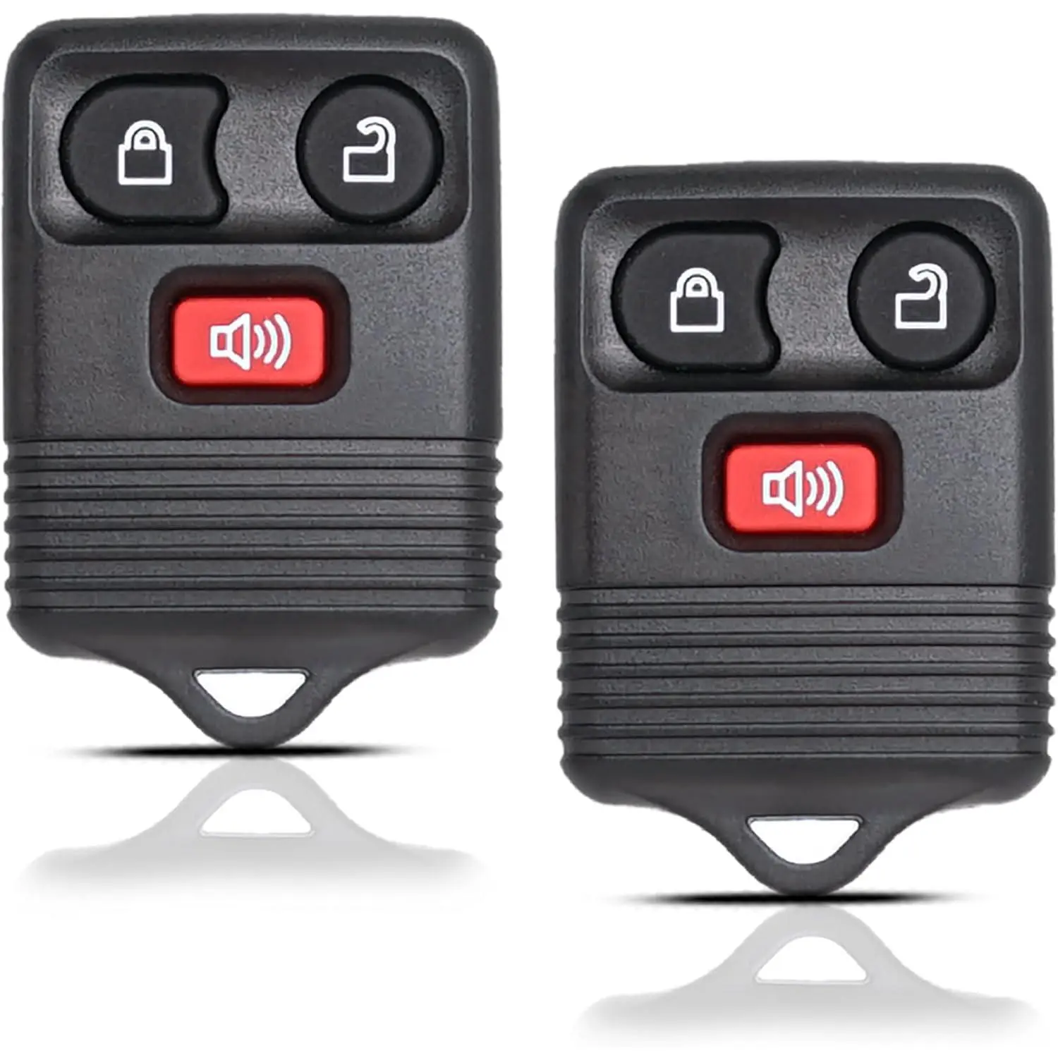 100% Brand New 2-3 Button Automobile Car Fob Remote Replacement with Battery, Keyless Entry Controller for 1998-2016 Ford F150,F250,F350,Ranger,Escape,Explorer,Focus,E150,Expedition,Mazda Tribute,Lincoln MKZ,MKX,Mercury (Fits CWTWB1U345,CWTWB1U33)