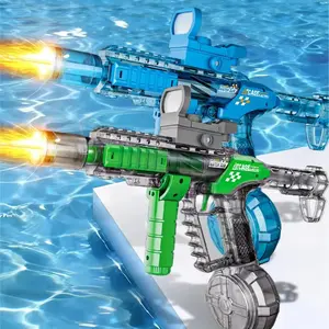 Kids Outdoor Light-Up Water Blaster Toy, High Speed Summer Water Shooter for Pool Backyard Game, Safe Summer Play Gift for Children