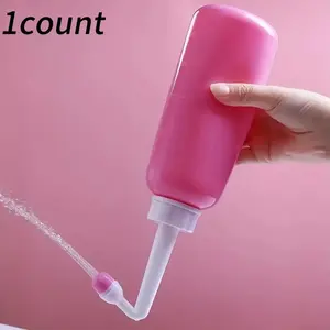 Portable Bidet Bottle, 1 Count Leak Proof Reusable Airtight Waterproof Bidet Sprayer, Personal Hygiene Bottle for Postpartum Care, Travel Dispenser Bottle, Camping, Hiking, Organiser, Twist Bottle