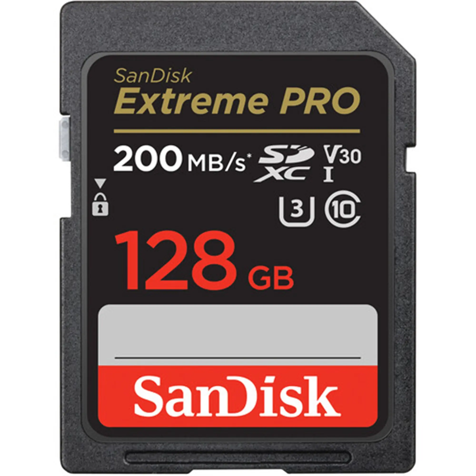 SanDisk Extreme Pro 128GB SDXC UHS-I V30 200MB/s Class 10 Memory Card