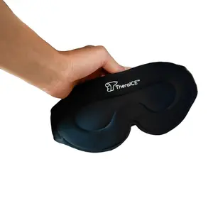 TheraICE Sleep Mask + Cooling Gel - 100% Natural Sleep Mask for Relaxation & Cooling Benefits