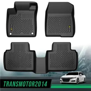 Fit For 18-22 Honda Accord Sedan TPE Floor Mats All Weather Floor Mats Rubber Liners,Waterproof Anti-slip Durable Floor Mats,Car Accessories
