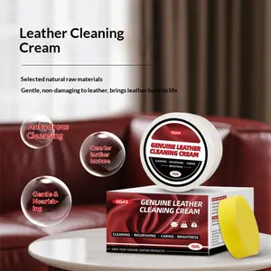 Leather Care Cleaning Paste, Sofa Maintenance Repair Cream, Stain Removal No Water Wash Multi-Functional Cleaner