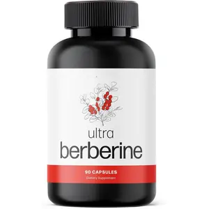 Ultra Berberine Supplement Capsules 600mg 90 Vegan Gluten-Free Diet Supports Metabolism & Daily Vitality US Made Healthcare Dietary