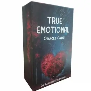True Emotional Oracle Card Game, 1 Set Tarot Card Decks for Party, Daily Reading & Meditation