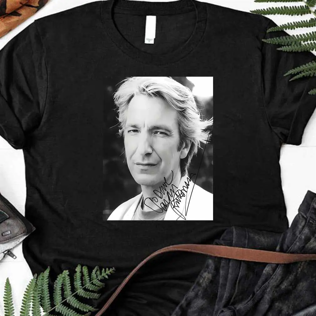 Alan Rickman Signed T-Shirt
