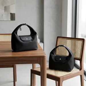 Lightweight Nylon Crescent Bag -Adjustable Strap Mini Satchel, Stylish & DurableFashion Essential for Women