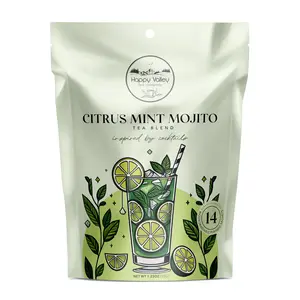 Citrus Mint Mojito:  A Blend of  High Quality Green and Mint Tea Beverage