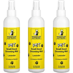 3 Pack Pet Smell Good Grooming Mist, Lavender, 8 fl oz (237 ml), Charlie & Frank