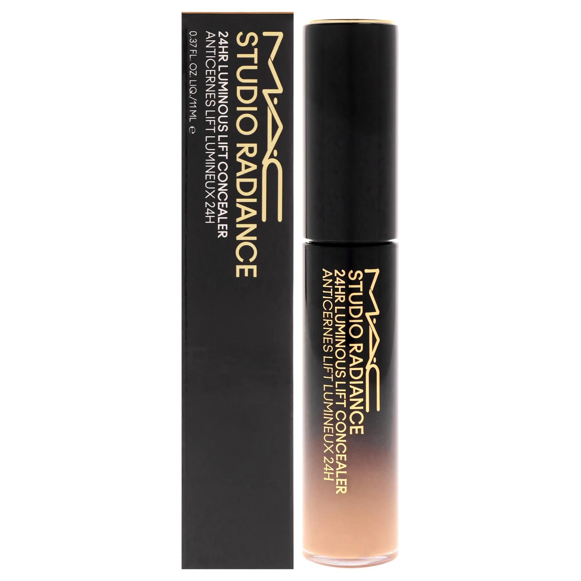 MAC Women's Studio Radiance 24HR Luminous Lift Makeup Concealer - NW15 Light Beige with Neutral Undertone, 0.37 oz