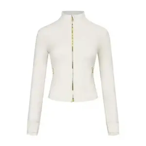 Cropped Slimming Jacket Yoga Stand Up Collar Slim Fit Quick Drying Sports Thin Design  s