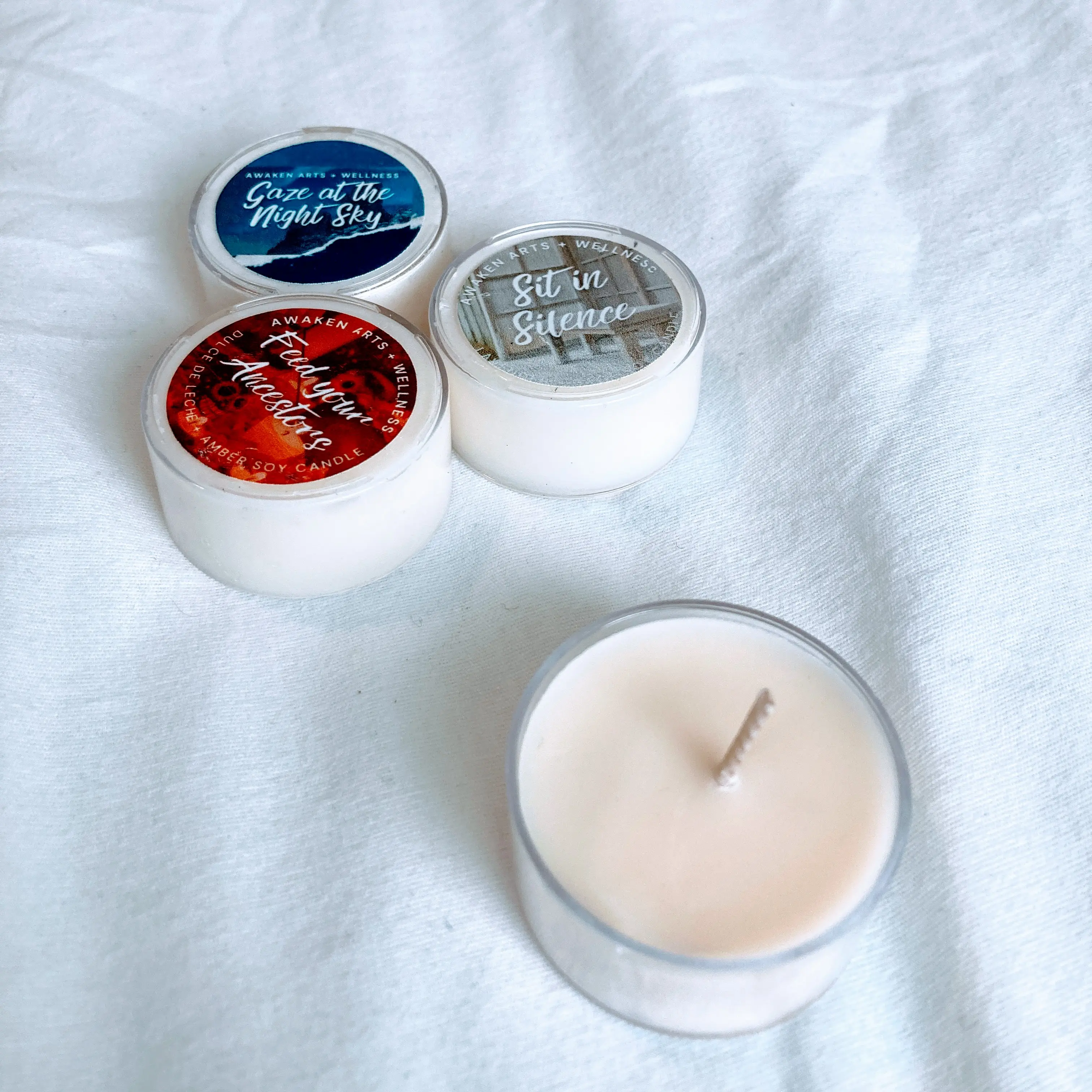 LATE ORDER Tealight Advent Calendar "This Season is so Tealight-ful" - 24 scented Soy Candle Tealights in Advent Calendar Box
