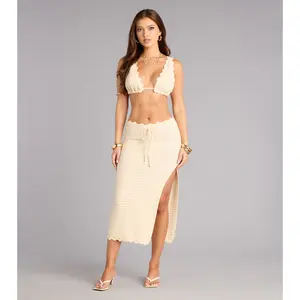 Sweet Like Summer Crochet Maxi Skirt