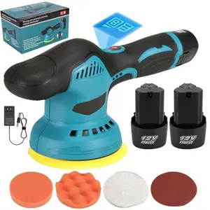 Wireless Car Polisher, 6-Speed Adjustable Speed 5500 RPM Orbital Polisher Suitable for Detailing, Polishing, and Scratch Removal on Cars and Boats