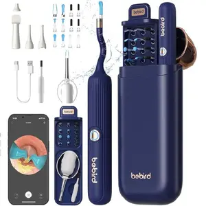Bebird Earsight Plus Ear Cleaning Camera Wax Removal Tool kit, FSA HSA Eligible Flexible Ear Scope Otoscope Camera Light, Visual Ear Picker Wireless Earwax Remover Tweezers, Ear Pick Set for Adults & Kids Ideal for birthdays & Mother's Day