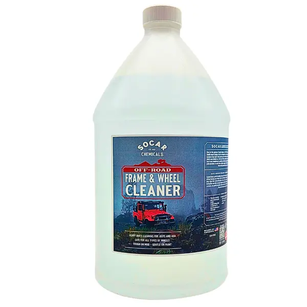 SOCAR Heavy-Duty Wheel & Frame Cleaner Spray - Automotive Tire Cleaning & Maintenance Solution for Trucks/SUVs, Removes Brake Dust, Mud, Road Grime from Undercarriage
