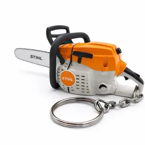 STIHL 0420 960 0003 Chainsaw Keyring with Realistic Battery Operated Sound Novelty for Fans and Enthusiasts Authentic Design Durable Lightweight Compact Portable Gift Idea