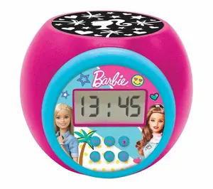 Lexibook Barbie Projector Alarm Clock with Timer