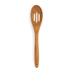 RSVP Olive Wood Slotted Spoon