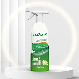 FlyCleanse Natural Enzyme Formula Liquid Cleaner Gentle for Household Appliances & Easy Cleaning Solution, Kitchen, household items , toilet bowl cleaners, Universal Heavy Oil Stain Cleaner，318ml-M1