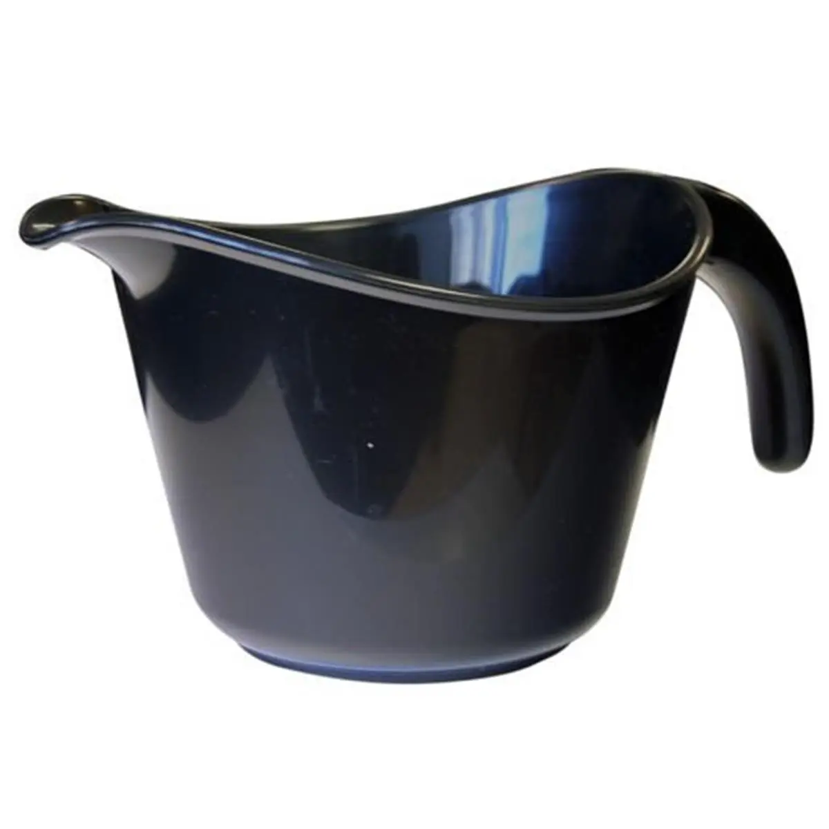 212 MAIN Calypso Basics 2-Qt Double-Sided Microwavable Plastic Batter Bowl with Lid - Black, for Mixing, Kitchen Prep, Serving & DIY Pottery Ceramics Projects, Mixing Bowls, Kitchen Bowls