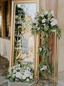 Custom Wedding Décor Vinyl Kit – Welcome Sign Decal, Bride & Groom Chair Decals, Table Numbers – Personalized Wedding Sign Vinyl – Any Color