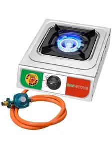 Vivicreate Camping 10000 BTU 1 burner stainless steel panel auto ignition Propane Gas Outdoor Garden Fishing Hiking Camp Restaurant Stove Burner