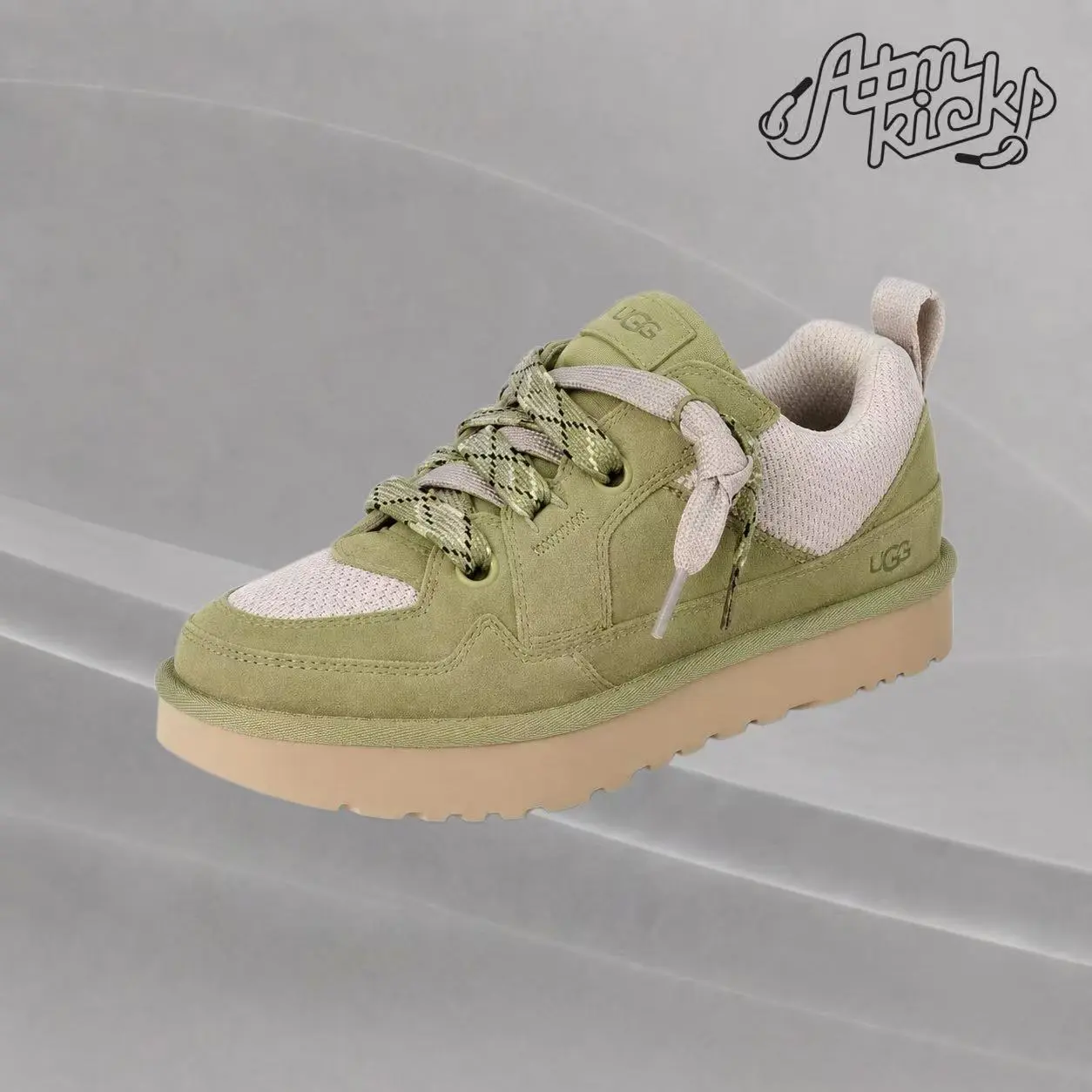 UGG Lowmel Lo Muted Brass (Women's) Women's Authentic Shoes Footwear Sneaker Trainer Comfortable Walking Fashion Trending Gift