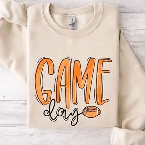 Fall Sweatshirt for Women,Football Thanksgiving Sweatshirt,Fall Clothing Shirt,Fall Crewneck Sweatshirts,Pumpkin Shirt,Thanksgiving Sweater U