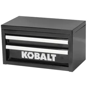 Kobalt Mini 2-Drawer Black Steel Tool Box