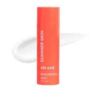 Summer Skin: hydrating body serum+lotion, lightweight body care Fragrance Free No Residue Sensitive Repair