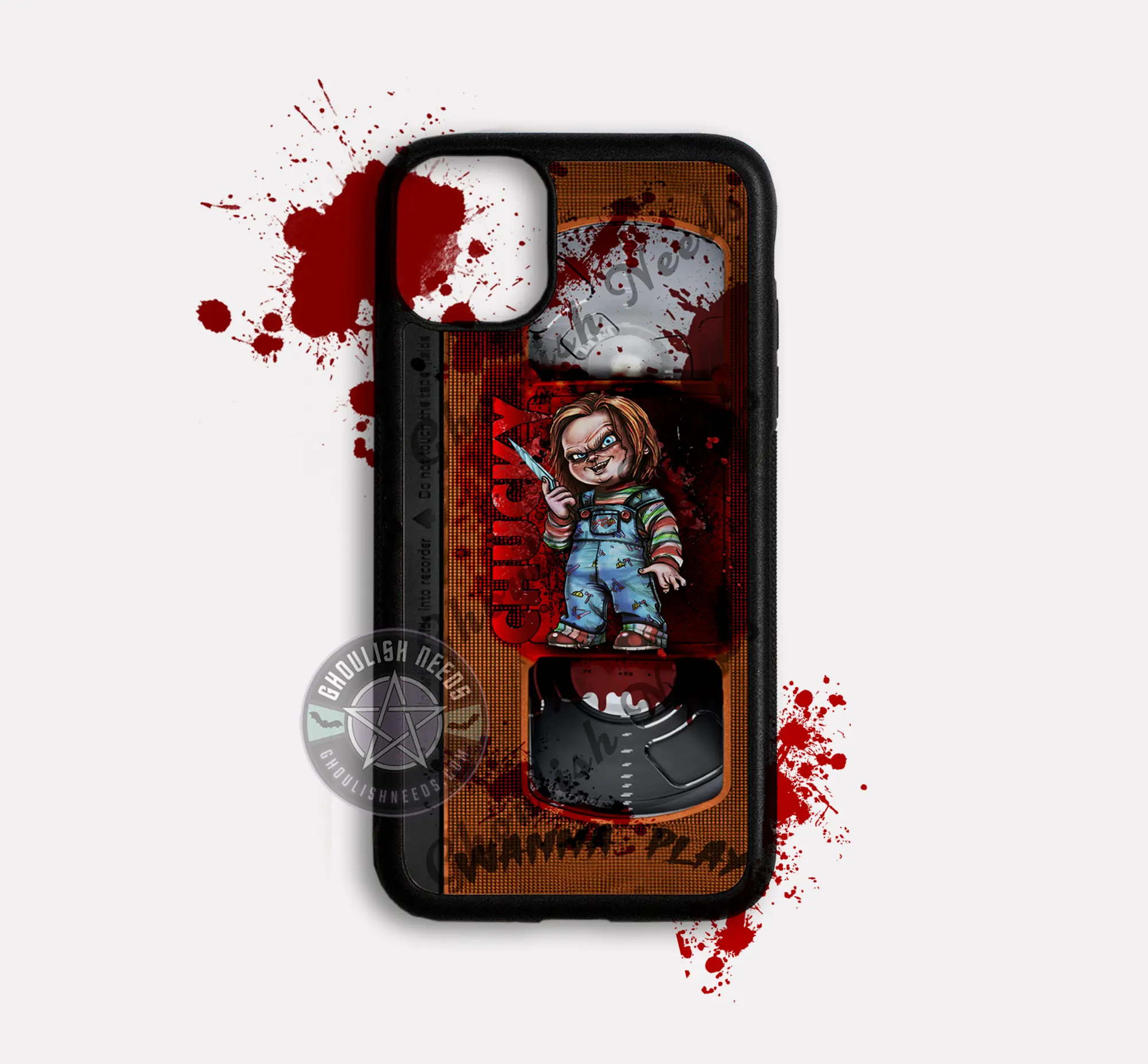 Wanna play VHS Horror Phone case for iPhone, Samsung, Pixel and Moto G