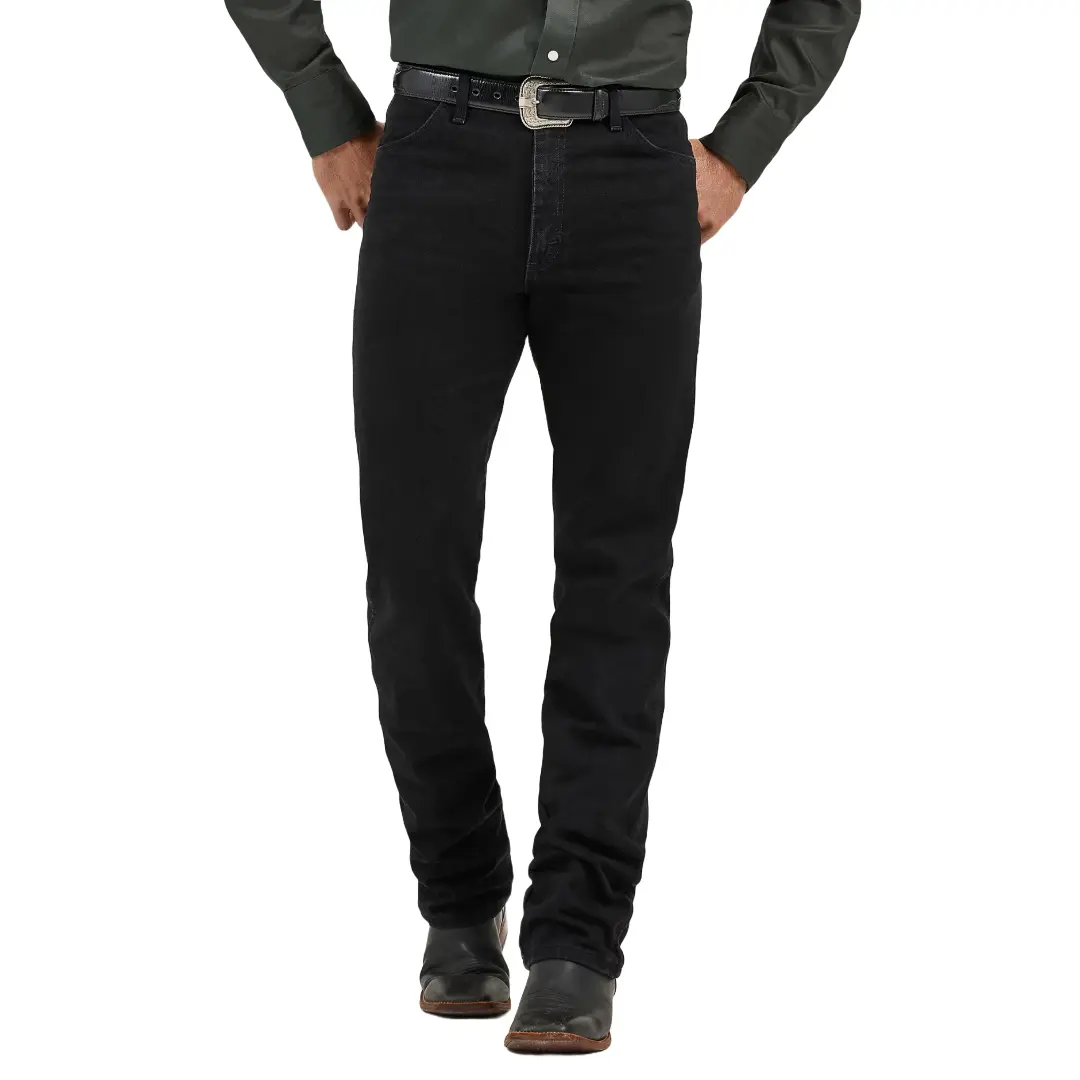 Wrangler Men's Cowboy Cut® Original Fit Shadow Black Jeans 13MWZWK