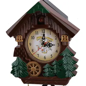 Cuckoo Clock, Vintage Decoration Wall Clock, Tree House Vintage Clock for Home Decoration