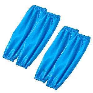 2 Pairs Arm Sleeves Covers  Soft Waterproof Oil-proof Protector For With Elastic On Cuffs