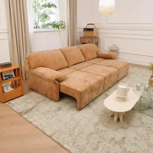 LKEPC 3 Seats Recliner Sofa, Reclining Sofa with Power, Convertible to Bed, Oversized seat Width, Reclining Sectional Couch for Living Room Office and Apartment(3 Seats) : Home & Kitchen